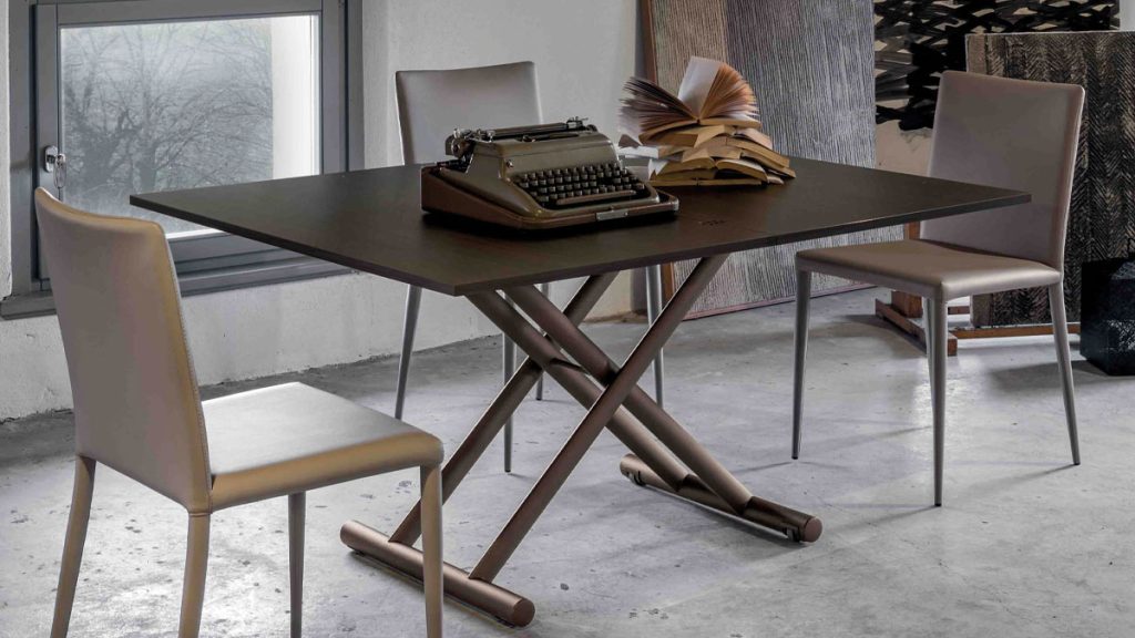 Versatile and Refined: Convertible Coffee Table into Dining Table