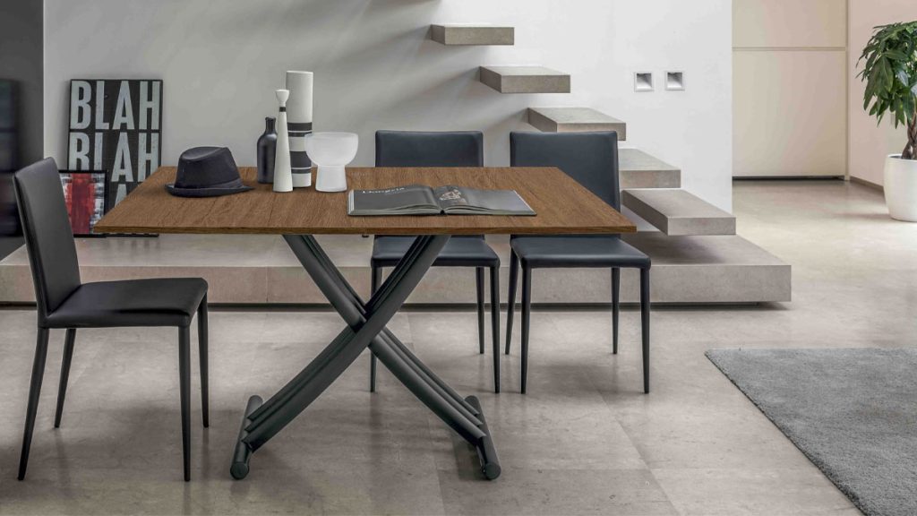 Versatile and Refined: Convertible Coffee Table into Dining Table