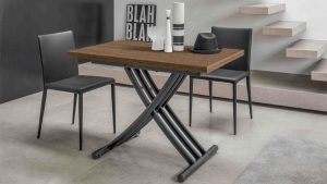 Versatile and Refined: Convertible Coffee Table into Dining Table
