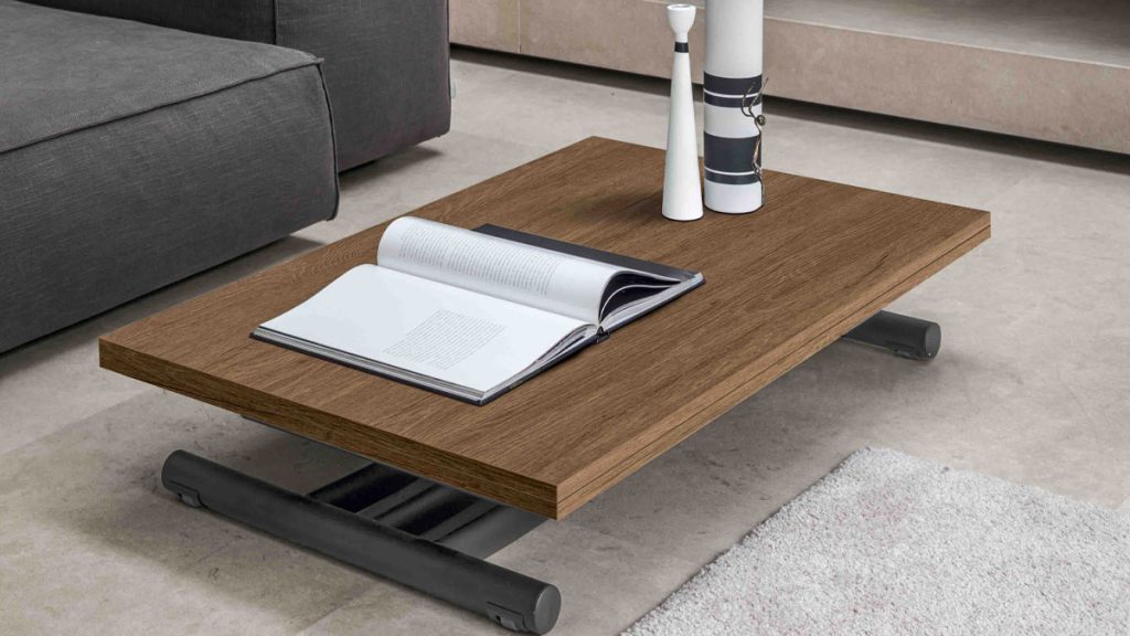 Versatile and Refined: Convertible Coffee Table into Dining Table