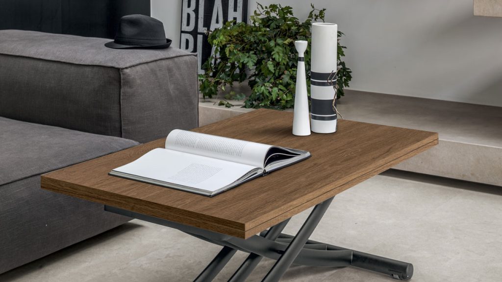 Versatile and Refined: Convertible Coffee Table into Dining Table