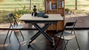 Versatile and Refined: Convertible Coffee Table into Dining Table